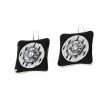 NOA [H8900] - Boucles Cr&eacute;ateur 'Acapulco' noir must