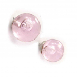 Les Tr&eacute;sors De Lily [J7035] - Boucles 'Coloriage' rose Heleroosa