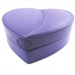 Davidt's [M1286] - Coffret &agrave; Bijoux 'Love' violet fonc&eacute; - 25x25x8 cm lilla