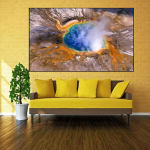 5D isetehtud teemanttikandid Yellowstone'i rahvuspargi ristpistega t&auml;is&uuml;mmarguse teemantmaaling 20X30CM