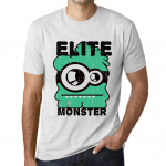 Meeste vintage tees&auml;rk Graafiline T-s&auml;rk Elite Monster Vintage White XS anti-flash valge v&auml;rv