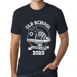 Meeste Vintage T-s&auml;rk Graafilise T-s&auml;rgiga Vana Kooli All Star Alates 2020 Merev&auml;e Sinine XS kuristik
