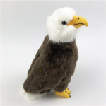Simulatsioon Loomade Bald Eagle Plush Doll Seisev Whitehead Eagle Bird Palus m&auml;nguasjad 1pc