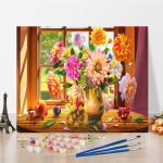 DIY v&auml;rvid numbrite j&auml;rgi &otilde;limaali komplekt L&otilde;uend DIY &otilde;limaal numbrite j&auml;rgi Seinakunsti kaunistused kodukinki kunstiks ja hobideks 40x50cm no frame