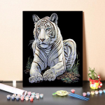 DIY maalimine numbrite j&auml;rgi Digitaalne &otilde;limaal Hobid Kodukaunistus Kujutav kunst Numbrid &Otilde;limaal &Otilde;limaal Numbrite maalimine 40x50cm no frame