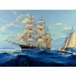 T&auml;is&uuml;mmargune/ruudukujuline teemantmaaling P&auml;ikeseloojangu meri Uus Saabumine N&auml;put&ouml;&ouml; Paat Teemanttikandid Maastik Lastetoa sisustus Full Round 50X70CM roheline