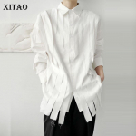 XITAO valge pluus naistele ZP2055 S valge