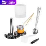 [i Cafilas][NESC01] Korduvkasutatavad kohvikapslite kaunad, filter, korduvt&auml;idetav roostevabast terasest espressokreem Nespresso masina jaoks Hibrew Inissia, Lattissima 1 Set h&otilde;be