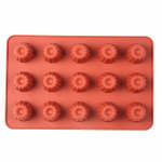 Silikoonvorm 15 tassi Prantsuse vanillikaste kohvikoogivorm Bordelais silikoonist kommivalmistaja Muffini tarretis koogipanni k&uuml;psetusvahendid