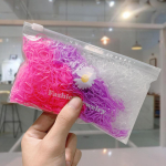 YANRONG 1000 tk/pakk Jelly Gradient V&auml;ikesed &uuml;hekordsed juuksepaelad Scrunchie t&uuml;drukutele hobusesabahoidja Juuste aksessuaarid Juukselipsud