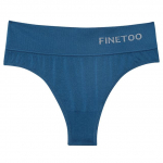 FINETOO K&otilde;rge v&ouml;&ouml;kohaga &otilde;mblusteta stringid Naiste Pehmed T-selja alusp&uuml;ksid M-2XL G-n&ouml;&ouml;riga aluspesu Naiste kiri Bikiini alusp&uuml;ksid Naiste pesu M-L j&auml;rve sinine v&auml;rv