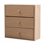 V&auml;rvimata kompaktne ja vastupidav sileda pinnaga kunstlik minikapp avatava sahtliga mudeliga C