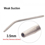 Hambaaspiraator Ferguson Frazier imemistoru hambaravi roostevabast terasest imemistoru Kirurgiline laboritoru hambaarsti t&ouml;&ouml;riist 1 piece weak suction 3.5
