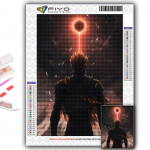 T&auml;ielik 5D Teemantmaali M&auml;ng Dark Souls 5D Teemantmaal Full Round 20X30CM