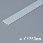 Plastikust t&auml;isvarras ABS Plastikust ABS vardad DIY &uuml;marvarras 4*250mm