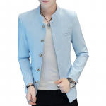 Mees, sale, kena, kena kaelusega bleiser, 5 pandlaga, noortele m&otilde;eldud vabaaja bleiser XXXL taevasinine v&auml;rv