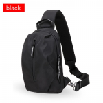 Multifunktsionaalsed Crossbody kotid Meeste USB-laadimine 9,7-tolline Pad Rinnakomplekt L&uuml;hiajaline Messengers Rinnakott must