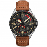 AVI-8 P-51 Mustang Blakeslee kronograaf pronkstammest kvarts AV-4077-02 meeste k&auml;ekell