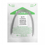 10 tk/pakk Ortodontiline hambaravi &uuml;lielastne munakujuline Niti &uuml;mmargune/ristk&uuml;likukujuline kaare juhtmed Dental Niti kaare traat Ovoid 21x25 Lower