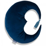 Decorative MOON shaped pillow blue