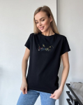ISSA Plus tikitud T-s&auml;rk S valge