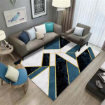 K&uuml;lglaud Elutuba Suur vaip 3D Prindi Ps&uuml;hhedeelne geomeetriline Luksus Sissep&auml;&auml;s Vaip Kodu Lastetuba Vaip P&otilde;randamatt 50cm x 80cm