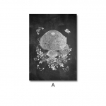 Abstraktne inimsilma anatoomia oftalmoloogia meditsiin L&otilde;uend Plakati tr&uuml;kk Seinamaal Pilt Haigla Kodu ruumi kaunistamine 21X30cm No Frame