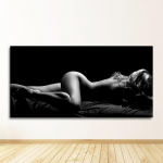 Elutoa kodukaunistus Ilma raamita Moodne portree S ja prindid Seinakunst L&otilde;uendimaal Seksika kehaga naiste pildid 60cm&times;170cm NoFrame