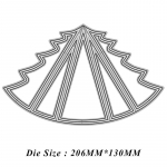 J&otilde;ulupuu metallist l&otilde;ikamisstantsid Kokkupandav kaart DIY Scrapbooking Reljeefne Paberkaart K&auml;sit&ouml;&ouml; Die LXY