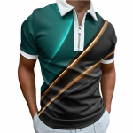 Casual Lapel T-s&auml;rk Noorte Meeste Mood T&otilde;mblukuga T-s&auml;rk L&uuml;hikeste varrukatega T-s&auml;rk Meeste 3D Red Veins Print T-s&auml;rk XS ts&uuml;aan