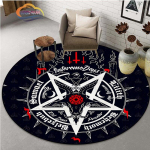 Pentacle s&uuml;mboli vaip, vabam&uuml;&uuml;rlaste &uuml;mmargune vaip, kitsepea saatana vaip, Ouija laud k&auml;tega okultismi vaip N&otilde;idus gooti vaip 150cm