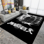 Anime Cartoon Attack on Titan Area suur vaip, vaipvaip elutuppa, magamistuba, k&ouml;&ouml;k, vannituba, uksematt, libisemiskindel p&otilde;randamatt, kingitus 40x60cm