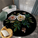 Euroopa ja Ameerika loomade lillevaibad Moodsad etnilises stiilis p&otilde;randamatid Tiigri &uuml;mmargused matid Elutoa ja magamistoa &uuml;mmargused vaibad Diameter 60cm