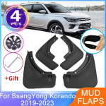 4tk poritiib SsangYong Korando C300 MK4 ~2023 jaoks eesmised tagumised poritiibade kaitsmed pritsmemudaklapp porilapid rattaautole