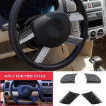 S&uuml;sinikkiust roolipaneeli katte kleebis Volkswagen VW Polo Fox 2003 2004 2005 2006 2007 autotarvikud 4Pcs Set Black