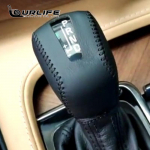 For volvo XC60 XC90 S90 leather hand-stitched steering wheel cover v90 S60 V60 special gear cover car must