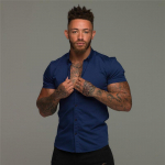 Meeste moodne kleidis&auml;rk Suvine klassikaline Slim Fit Button L&uuml;hikeste varrukatega s&auml;rgid Meestele Casual Business Meeste Hipsteri sotsiaalne s&auml;rk XL