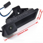 WF AHD 1080P 170&deg; auto tahavaatekaamera BMW E60 E39 E90 E82 E61 X1 E84 X5 E70 E92 E91 3/5 seeria E88 E93 X6 &ouml;&ouml;n&auml;gemine AHD-Dynamic