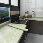 60cm * 1M/3M/5M/k&ouml;&ouml;k veekindel, &otilde;likindel, tulekindel, paksendatud marmorist tapeet, seina niiskuskindel, isekleepuv seinakleebis 60cm*5m