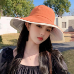 Uus stiil &auml;mbrik&uuml;bar Naine, t&uuml;druk &otilde;ues p&auml;ikese rannam&uuml;ts Moodne naiste laia &auml;&auml;rega kalamehem&uuml;ts Naine UV-kaitsega Panama m&uuml;ts 56-58cm