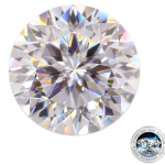 Cellacity D V&auml;rv 6,5-13mm Lahtine V&auml;&auml;riskivi Suurep&auml;rane Ploomipuu &Otilde;ie L&otilde;ige Moissaniit GRA Laboratoorne Teemant Ehtevalmistamiseks 9MM - 3CT(1 pcs) valge