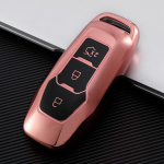 Veekindel TPU Car Smart Key Case Cover Shell Holder v&otilde;tmehoidja Ford Explorer Edge Fusion F150 Mondeo Mustang Protectori jaoks punane