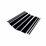 Autoakna samba postid Ukse trimmikate l&auml;ikiv must Toyota Land Cruiser J200 2008-2021 tarvikud V&auml;lisosade kleebised