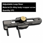 Karpkalap&uuml;&uuml;gi aksessuaarid Reguleeritav aasa suurus metallist s&otilde;lmede s&otilde;lmimise t&ouml;&ouml;riist Lipsu konksu aasa valmistamise seade karpkalap&uuml;&uuml;giks Hiar rigivarustus