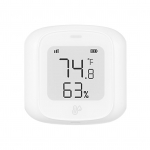 Zigbee temperatuuri niiskusmonitor Nutikas temperatuuri- ja niiskusandur LCD-ekraaniga siseruumides Zigbee valge