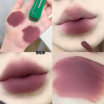 1tk Velvet Matte Huulemuda Nude Pink Huulepulk Niisutav Huuleglasuur Veekindel kauap&uuml;siv Huulemeik Kosmeetika