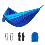 Camping Hammocks Duo &ndash; 2-ne komplekt, T&auml;iskasvanutele ja lastele m&otilde;eldud v&otilde;rkkiik &otilde;ues, siseruumides, &uuml;he- ja kahekordseks kasutamiseks koos puurihmadega &ndash; matkavarustuse tarvikud
