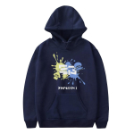 Splatoon 3 Hupparid Anime Graffiti Laskmism&auml;ngu Prindiga Unisex Naiste Mood &Uuml;legabariidilised Dressipluusid Huppari Unisex Pulloverid Treening&uuml;likonnad M black