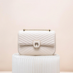 Mood Naiste Kotid Korea Nahast Naiste Kotid V&auml;ike L&otilde;hna Pesu Keti Kott &Otilde;lakott Ristkott valge