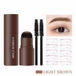 Uus kulmude komplekt Perfect Eyebrow Stamp &scaron;abloonide komplekt Kulmude &scaron;abloonide komplekt, veekindel kauakestev kulmude kuju parandav tempel 01#Light brown